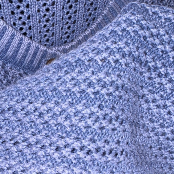 H&M - Women’s Blue Knit Cardigan Button down Sweater size Medium - Picture 9 of 11